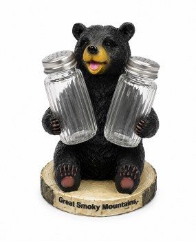 Salt & Pepper Shaker - Bear Sitting GSM