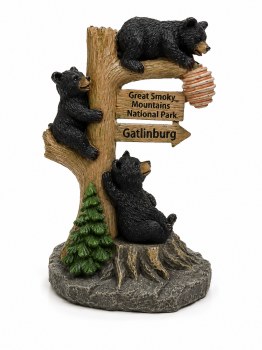 Three Baby Bears Tree with Beehive