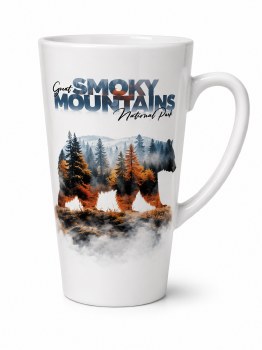 Double Expose Bear Latte Mug