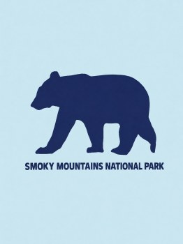 Additional picture of Checkered Mountain Scene - Purist Blue