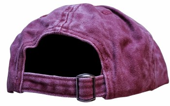 Additional picture of Maroon Wash Bear Patch Hat