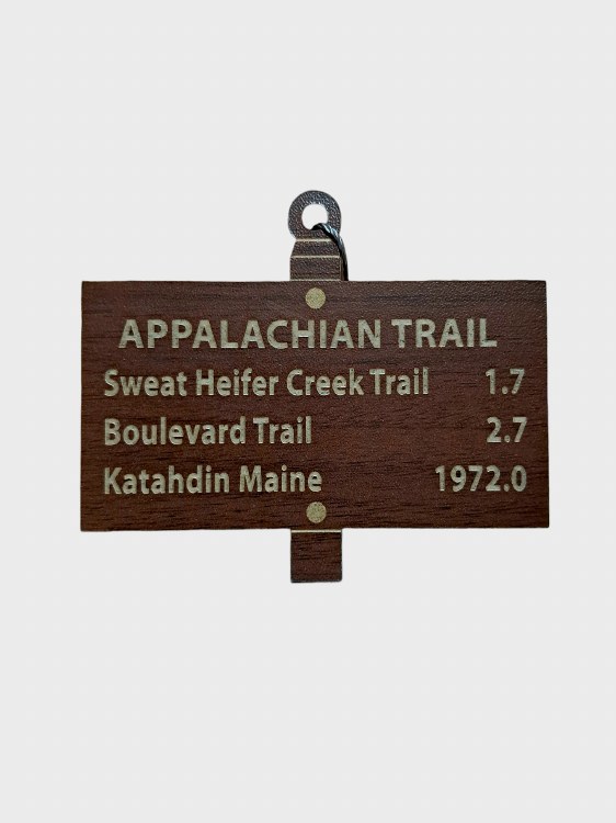 Tim Weberding Ornament- Appalachian Trail Sign