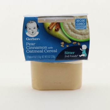 pear cinnamon oatmeal gerber