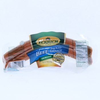 Eckrich beef sausage best sale