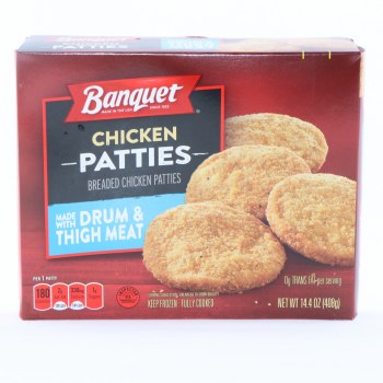 Banquet Chicken Patties - HarvesTime Foods