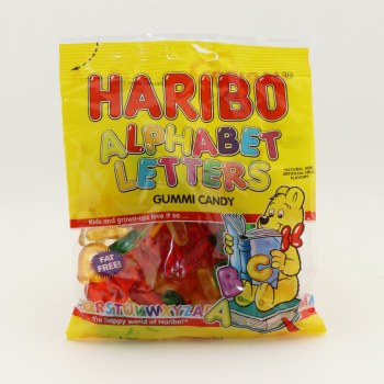 Haribo Alphabet Letters