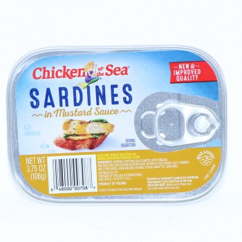 Chic Of Sea Sardines Mustard