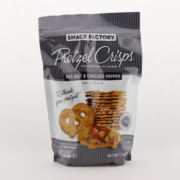 Pretzel Crisps Salt And Pepper