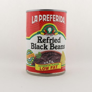 La Pref Ff Refried Black Beans