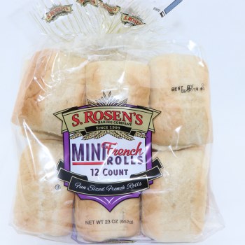 S Rosens Mini French Rolls
