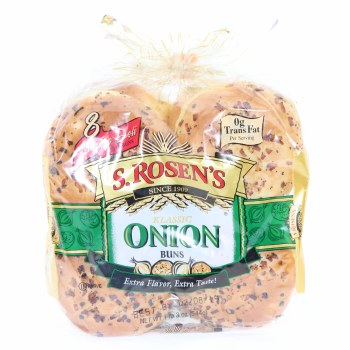 S Rosens Klasic Onion Buns