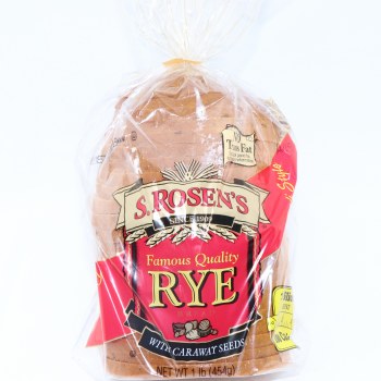 S Rosens Thinly Sliced Rye
