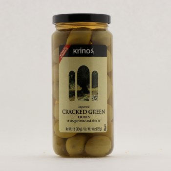 Krinos Crackd Green Olives