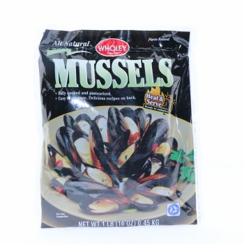 Wholey Natural Mussels