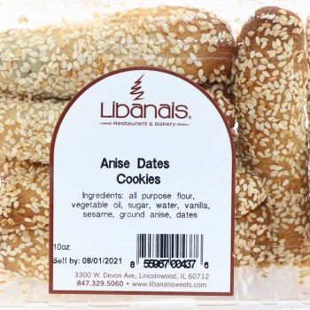 Libanis Anis Dates Cookies