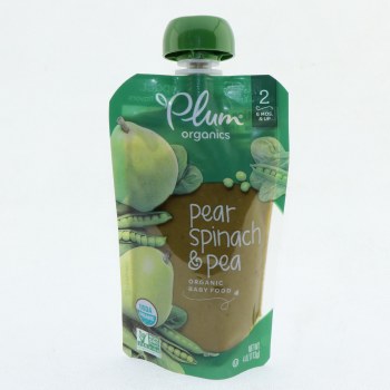 Plum Org Pear Spinach Food