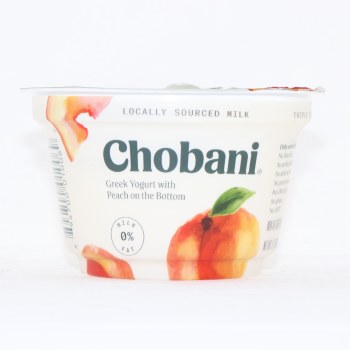 Chobani 0% Peach Yogurt