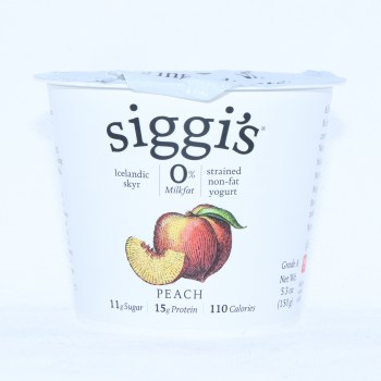 Siggis Peach Yogurt