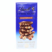 Lindt Dk Choc Whole Hazelnut