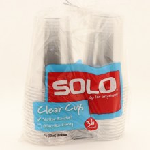 Solo Clear Plastic Cups