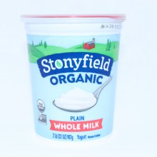 Stonyfield Plain Yogurt