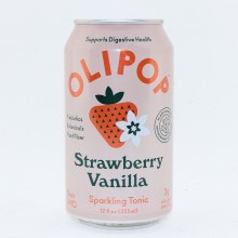 Olipop Strawvan Tonic Wat