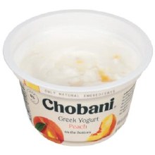 Chobani 0% Peach Yogurt