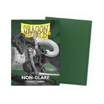 Dragon Shield Non Glare Matte Forest Green Standard (100)