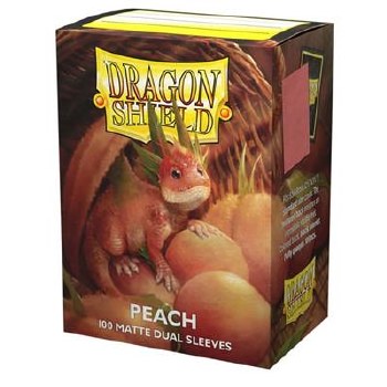 Dragon Shield Dual Matte Sleeves Peach Piip (100)