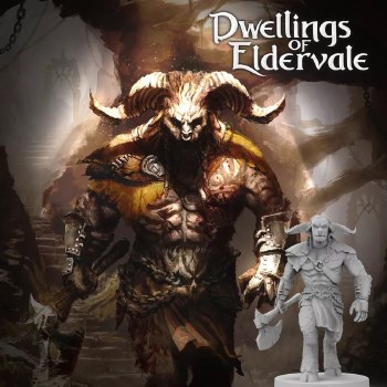 Dwellings of Eldervale 2nd Edition Minotaur Mercenary EN