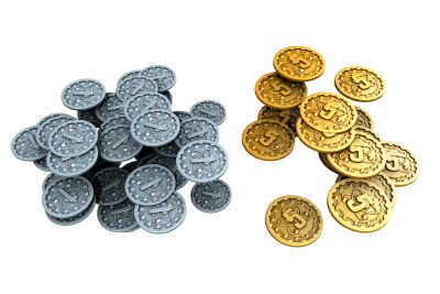 Board&Dice Accessories Nucleum Metal Coins