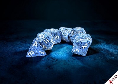Chessex Speckled Polyhedral 7-Die Set Oncean Stone