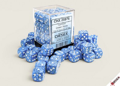 Chessex Speckled Ocean Stone 12mm d6 Dice Block (36)