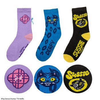 K-Pop Demon Hunter Set of 3 Socks