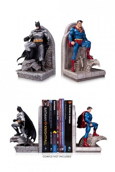 DC Comics Superman & Batman Bookends