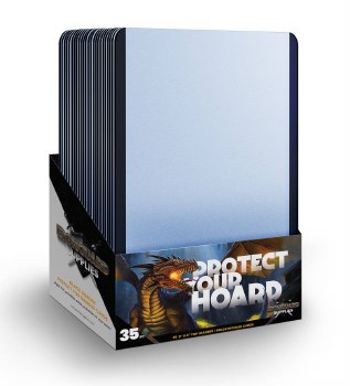 Ironguard Toploader 35pt Retail Black Pack (25)