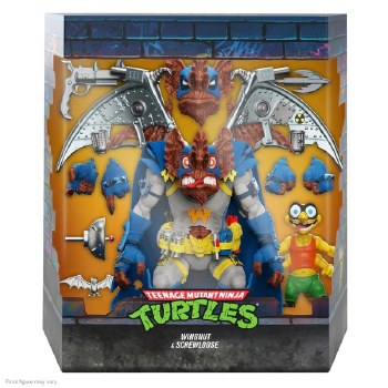 Teenage Mutant Ninja Turtles Ultimates Wingnut & Screwloose W9 Action Figure