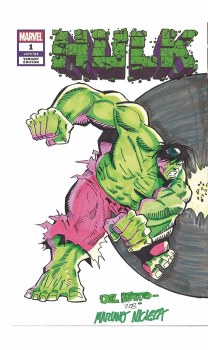 Marvel Blank Var Nicieza & Delbeato Hulk Sketch (C: 0-1-2)