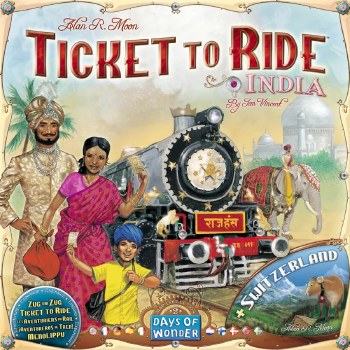 Ticket to Ride Map Collection India and Switzerland EN
