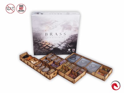 e-Raptor Insert Brass Birmingham Boardgame Organizer