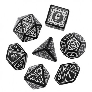 Foam Brain Games Cryptic Knots PRG 7 Dice Set Misty