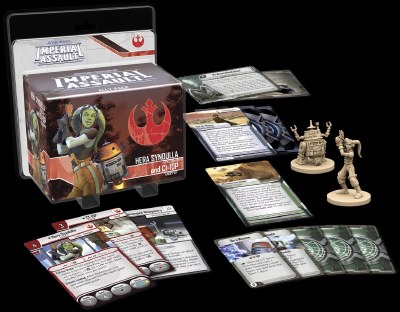 Star Wars Imperial Assault Hera Syndulla and C1-10P Ally Pac