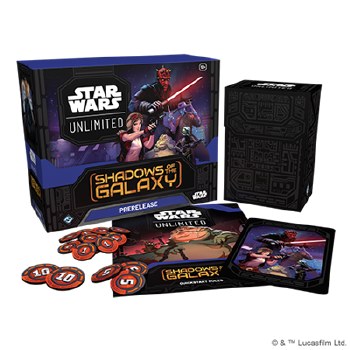 Star Wars Unlimited Shadows of the Galaxy Prerelease Box EN