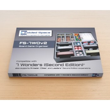 Folded Space Insert 7 Wonders 2nd Ed. Boargame Organiser