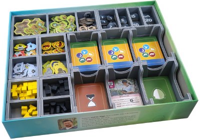 Folded Space Insert Ark Nova Board Game Organiser