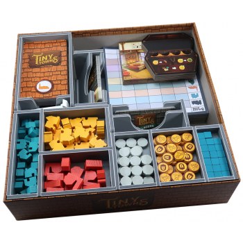 Folded Space Insert Tiny Towns Boardgame Organiser