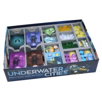 Folded Space Insert Underwater Cities Boardgame Organiser