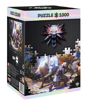 The Witcher Geralt & Triss in Battle Puzzle 1000 Pieces
