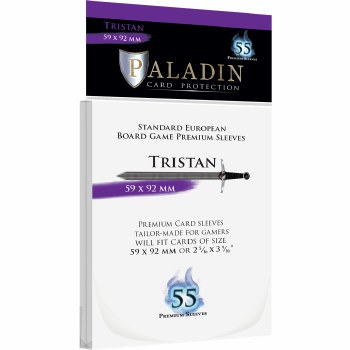 Paladin Sleeves Tristan Premium European 59x92mm (55)
