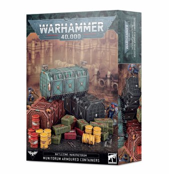 Warhammer 40k BZ Manufactorum Munitorum Armored Containers